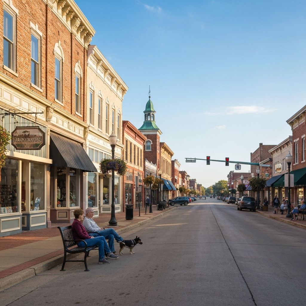 Brownsburg Indiana property management services - small town community