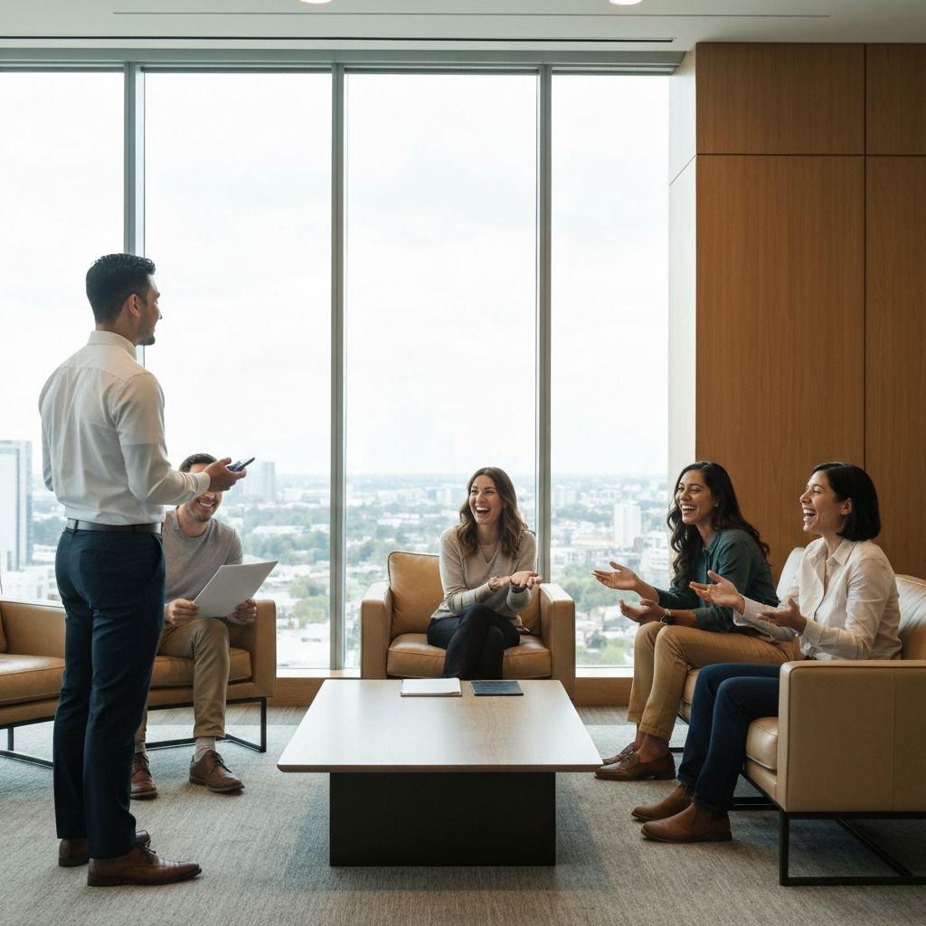 Happy property owners