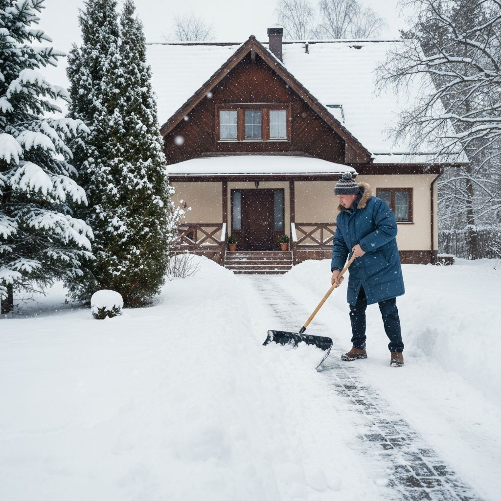 Landlord documenting property damage for insurance claim